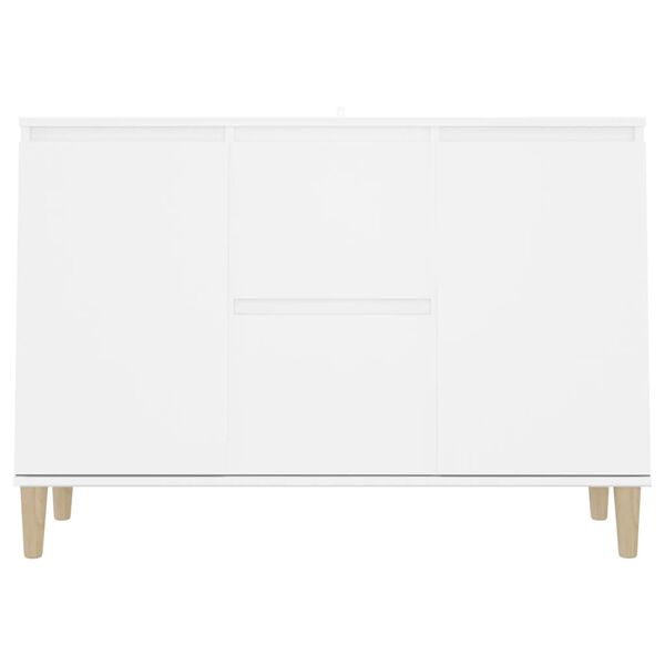 vidaXL Μπουφές Λευκός 101 x 35 x 70 εκ. από Επεξεργασμένο Ξύλο