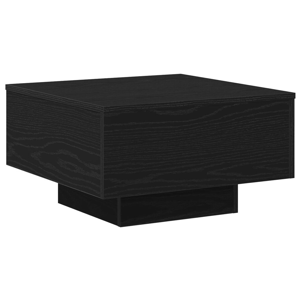 vidaXL Τραπεζάκι σαλονιού Μαύρο Δρυς 55x55x31 εκ από επεξεργασμένο ξύλο