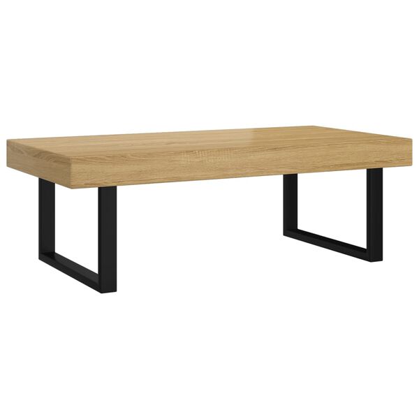 vidaXL Τραπεζάκι Σαλονιού Αν. Καφέ/Μαύρο 120x60x40 εκ. από MDF/Σίδερο