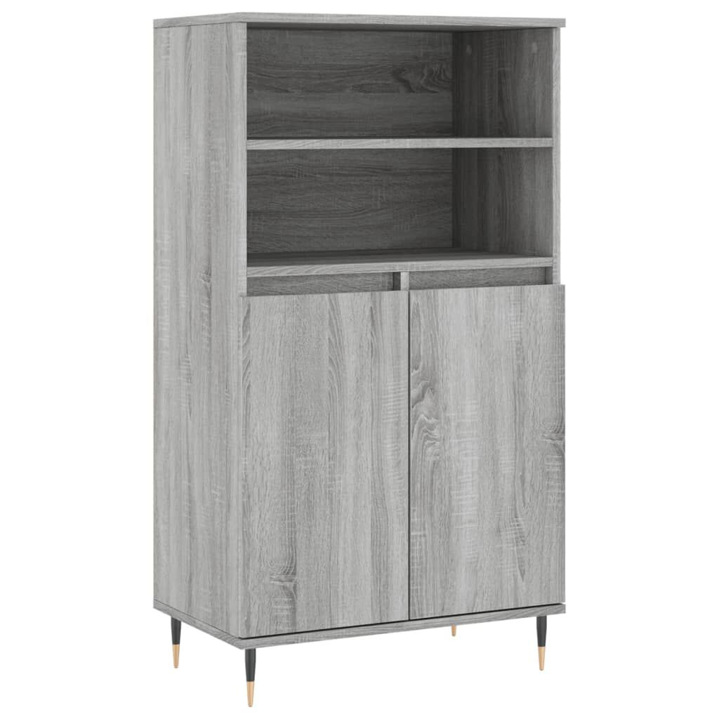 vidaXL Ντουλάπι Γκρι Sonoma 60 x 36 x 110 εκ. από Επεξεργασμένο Ξύλο