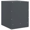 vidaXL Κομοδίνο Ανθρακί 34,5 x 39 x 44 εκ. από Χάλυβα