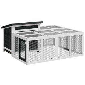 vidaXL &Kappa;&lambda;&omicron;&upsilon;&beta;ί &Kappa;&omicron;&upsilon;&nu;&epsilon;&lambda;&iota;ώ&nu; &Gamma;&kappa;&rho;&iota; 144 x 123 x 67,5 &epsilon;&kappa;. &Mu;&alpha;&sigma;ί&phi; &Xi;ύ&lambda;&omicron; &Pi;&epsilon;ύ&kappa;&omicron;&upsilon;