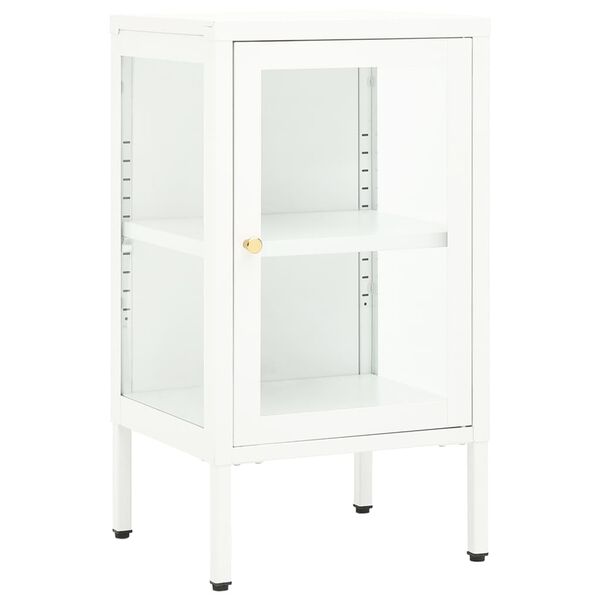 vidaXL Μπουφές 38 x 35 x 70 εκ. Μέταλλο και Γυαλί