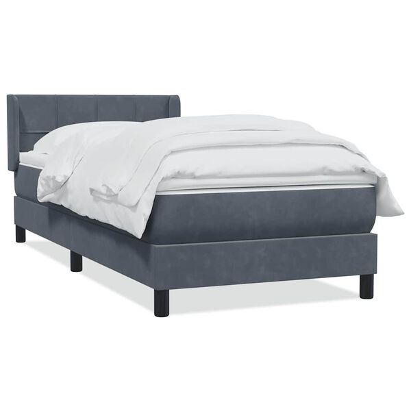 vidaXL &Kappa;&rho;&epsilon;&beta;ά&tau;&iota; Boxspring &mu;&epsilon; &Sigma;&tau;&rho;ώ&mu;&alpha; &Sigma;&kappa;&omicron;ύ&rho;&omicron; &Gamma;&kappa;&rho;&iota; 80x220 &epsilon;&kappa;. &Beta;&epsilon;&lambda;&omicron;ύ&delta;&iota;&nu;&omicron;