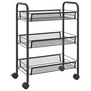 vidaXL &Tau;&rho;ό&lambda;&epsilon;ϊ &Kappa;&omicron;&upsilon;&zeta;ί&nu;&alpha;&sigmaf; 3 &Epsilon;&pi;&iota;&pi;έ&delta;&omega;&nu; &Mu;&alpha;ύ&rho;&omicron; 46 x 26 x 64 &epsilon;&kappa;. &Sigma;&iota;&delta;&epsilon;&rho;έ&nu;&iota;&omicron;