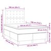 vidaXL &Kappa;&rho;&epsilon;&beta;ά&tau;&iota; Boxspring &mu;&epsilon; &Sigma;&tau;&rho;ώ&mu;&alpha; &Alpha;&nu;&omicron;&iota;&chi;&tau;ό &Gamma;&kappa;&rho;&iota; 120x190 &epsilon;&kappa;. &Upsilon;&phi;&alpha;&sigma;&mu;ά&tau;&iota;&nu;&omicron;