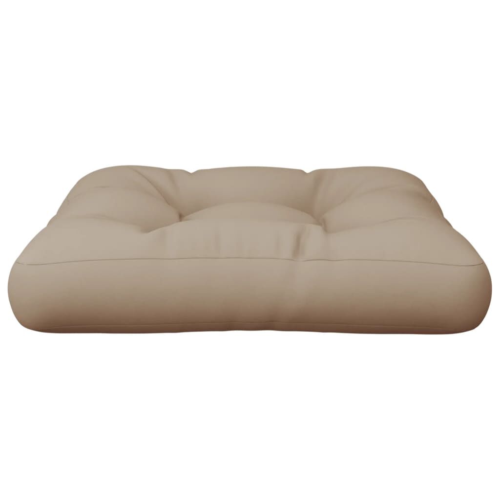 vidaXL Μαξιλάρι Παλέτας Taupe 50 x 50 x 12 εκ. Υφασμάτινο