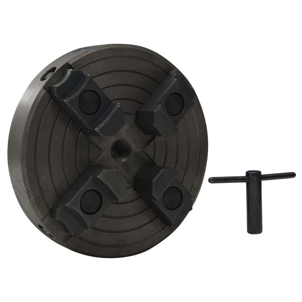 vidaXL Τσοκ Ξυλότορνου 4 Σιαγόνων με Σύνδεσμο M18 150x63 χιλ. Ατσάλινο