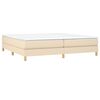vidaXL &Kappa;&rho;&epsilon;&beta;ά&tau;&iota; Boxspring &mu;&epsilon; &Sigma;&tau;&rho;ώ&mu;&alpha; &Kappa;&rho;&epsilon;&mu; 200x200 &epsilon;&kappa;. &Upsilon;&phi;&alpha;&sigma;&mu;ά&tau;&iota;&nu;&omicron;
