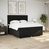 vidaXL &Kappa;&rho;&epsilon;&beta;ά&tau;&iota; Boxspring &mu;&epsilon; &Sigma;&tau;&rho;ώ&mu;&alpha; &Mu;&alpha;ύ&rho;&omicron; 200x200 &epsilon;&kappa;. &Upsilon;&phi;&alpha;&sigma;&mu;ά&tau;&iota;&nu;&omicron;