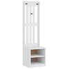 vidaXL &Delta;έ&nu;&tau;&rho;&omicron; &chi;&omega;&lambda; SANDNES &Lambda;&epsilon;&upsilon;&kappa;ό 45x40x159,5 &epsilon;&kappa;. &Pi;&epsilon;ύ&kappa;&omicron; &mu;&alpha;&sigma;ί&phi; &xi;ύ&lambda;&omicron;
