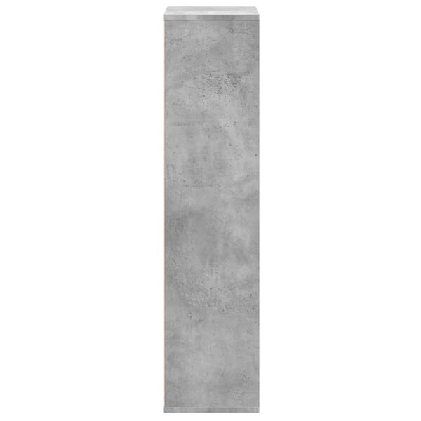 vidaXL Βιβλιοθήκη Γκρι Σκυροδέματος 50x25x105 εκ. Επεξεργ. Ξύλο