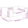 vidaXL Καναπές Παιδικός Μαύρο 50 x 40 x 26,5 εκ. από Βελούδο
