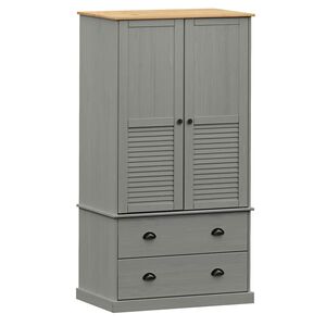 vidaXL &Nu;&tau;&omicron;&upsilon;&lambda;ά&pi;&alpha; VIGO &Gamma;&kappa;&rho;&iota; 90 x 55 x 170 &epsilon;&kappa;. &alpha;&pi;ό &Mu;&alpha;&sigma;ί&phi; &Xi;ύ&lambda;&omicron; &Pi;&epsilon;ύ&kappa;&omicron;&upsilon;