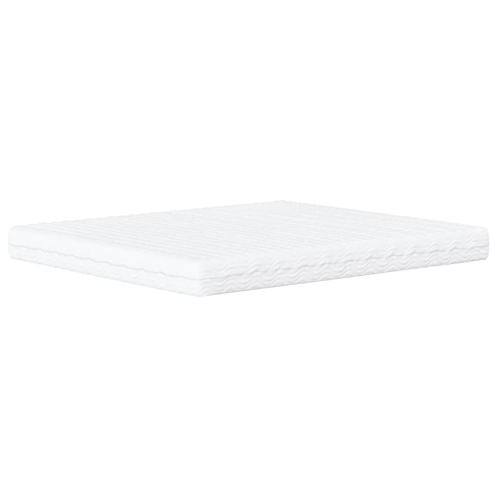 vidaXL Κρεβάτι με Στρώμα Σκούρο Γκρι 180x200 εκ. Βελούδινο