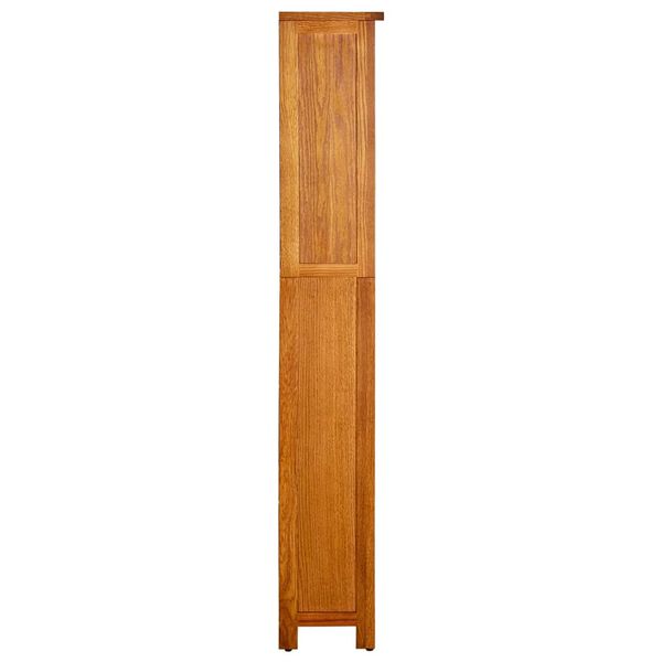 vidaXL Βιβλιοθήκη με 5 Επίπεδα 70 x 22 x 140 εκ. από Μασίφ Ξύλο Δρυός