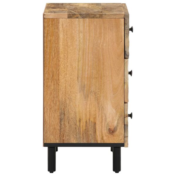 vidaXL Κομοδίνο 50 x 33 x 60 εκ. από Μασίφ Ξύλο Μάνγκο