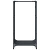 vidaXL Ράφι Καυσόξυλων Ανθρακί 40x30x80 εκ. Χάλυβας ψυχρής έλασης