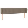 vidaXL &Kappa;&epsilon;&phi;&alpha;&lambda;ά&rho;&iota; &mu;&epsilon; &Pi;&tau;&epsilon;&rho;ύ&gamma;&iota;&alpha; Taupe 163x23x78/88 &epsilon;&kappa;. &Upsilon;&phi;&alpha;&sigma;&mu;ά&tau;&iota;&nu;&omicron;