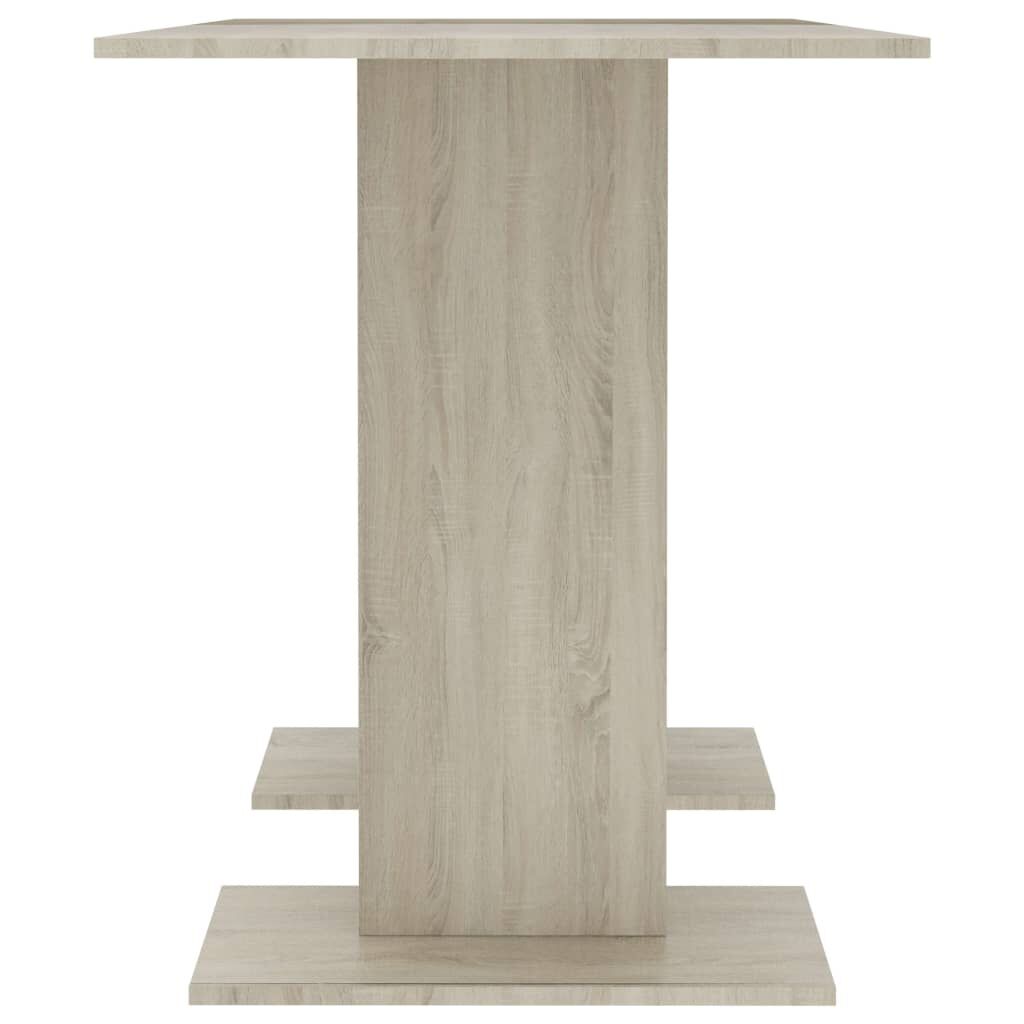 vidaXL Τραπεζαρία Sonoma Δρυς 110 x 60 x 75 εκ. από Επεξ. Ξύλο
