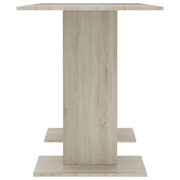 vidaXL Τραπεζαρία Sonoma Δρυς 110 x 60 x 75 εκ. από Επεξ. Ξύλο