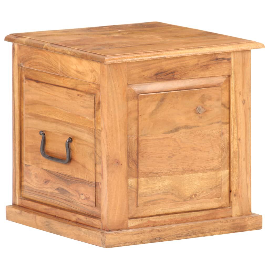 vidaXL Μπαούλο 40 x 40 x 40 εκ. από Μασίφ Ξύλο Ακακίας