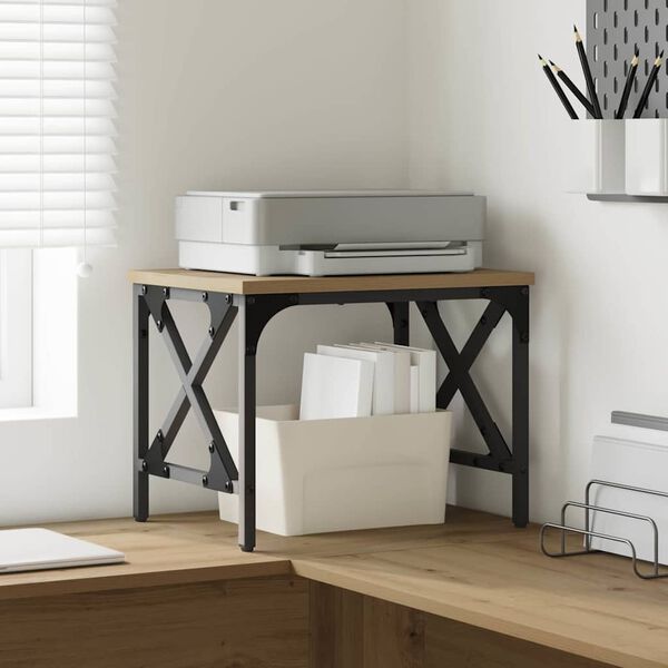 vidaXL Σταντ Εκτυπωτή Artisan Oak 40 x 30 x 31 εκ Επεξεργασμένο ξύλο