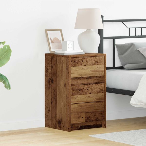 vidaXL Κομοδίνο with Παλαιό ξύλο 38 x 34 x 61 εκ. Επεξεργασμένο ξύλο