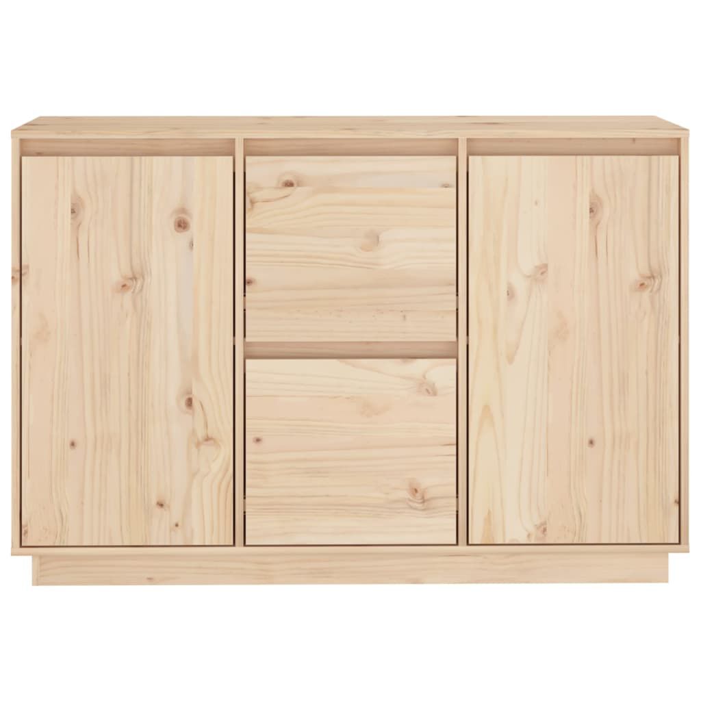 vidaXL Ντουλάπι 111 x 34 x 75 εκ. από Μασίφ Ξύλο Πεύκου