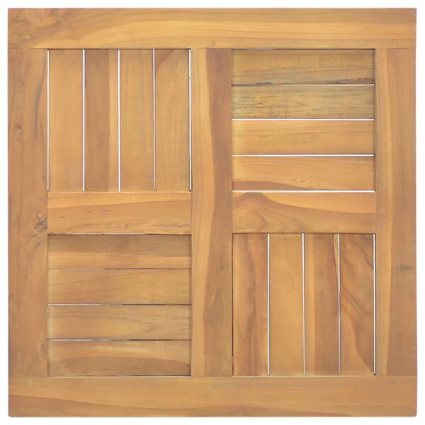 VidaXL Επιφάνεια Τραπεζιού Τετράγωνη 50 x 50 x 2,5 εκ. Μασίφ Ξύλο Teak