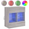 vidaXL Έ&pi;&iota;&pi;&lambda;&omicron; &Tau;&omicron;ί&chi;&omicron;&upsilon; &Tau;&eta;&lambda;&epsilon;ό&rho;&alpha;&sigma;&eta;&sigmaf; &mu;&epsilon; LED &Gamma;&kappa;&rho;&iota; Sonoma 58,5x30x60,5 &epsilon;&kappa;.