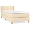 vidaXL &Kappa;&rho;&epsilon;&beta;ά&tau;&iota; Boxspring &mu;&epsilon; &Sigma;&tau;&rho;ώ&mu;&alpha; &Kappa;&rho;&epsilon;&mu; 80 x 200 &epsilon;&kappa;. &Upsilon;&phi;&alpha;&sigma;&mu;ά&tau;&iota;&nu;&omicron;