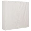 vidaXL Ντουλάπα Λευκή 173 x 40 x 170 εκ. Υφασμάτινη
