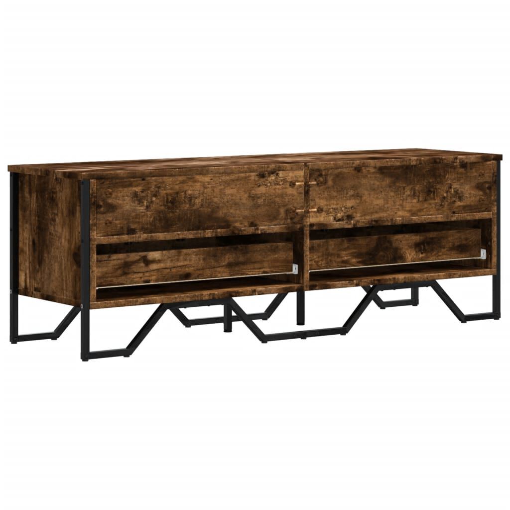vidaXL Έπιπλο Τηλεόρασης Καπνιστή Δρυς 122x34x41εκ. Επεξεργασμένο Ξύλο