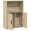 vidaXL Βιβλιοθήκη Sonoma Δρυς 60x24x85 εκ. από Επεξεργασμένο Ξύλο