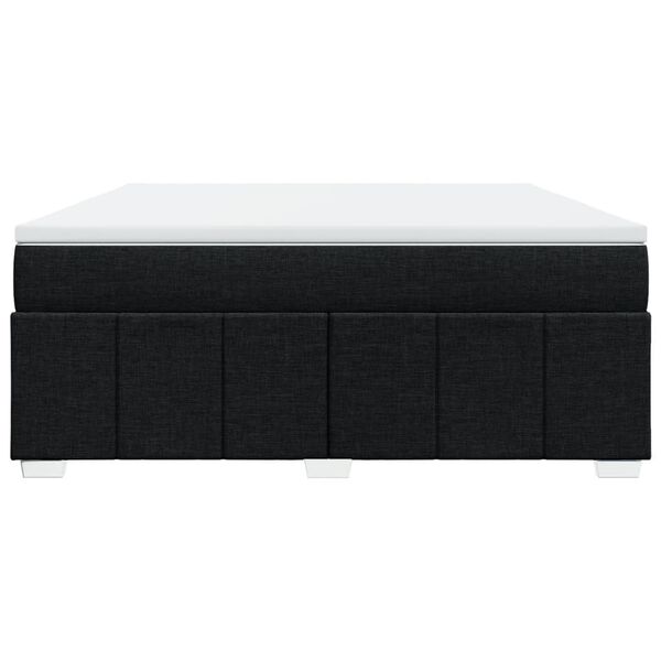 vidaXL &Kappa;&rho;&epsilon;&beta;ά&tau;&iota; Boxspring &mu;&epsilon; &Sigma;&tau;&rho;ώ&mu;&alpha; &Mu;&alpha;ύ&rho;&omicron; 180x200 &epsilon;&kappa;. &Upsilon;&phi;&alpha;&sigma;&mu;ά&tau;&iota;&nu;&omicron;