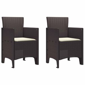 vidaXL &Kappa;&alpha;&rho;έ&kappa;&lambda;&alpha; &Kappa;ή&pi;&omicron;&upsilon; 2 pcs &Kappa;&alpha;&phi;έ 53 x 49 x 85 &epsilon;&kappa;. &Pi;&omicron;&lambda;&upsilon;&pi;&rho;&omicron;&pi;&upsilon;&lambda;έ&nu;&iota;&omicron;