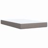 vidaXL &Kappa;&rho;&epsilon;&beta;ά&tau;&iota; Boxspring &mu;&epsilon; &Sigma;&tau;&rho;ώ&mu;&alpha; Taupe 100 x 200 &epsilon;&kappa;. &Upsilon;&phi;&alpha;&sigma;&mu;ά&tau;&iota;&nu;&omicron;