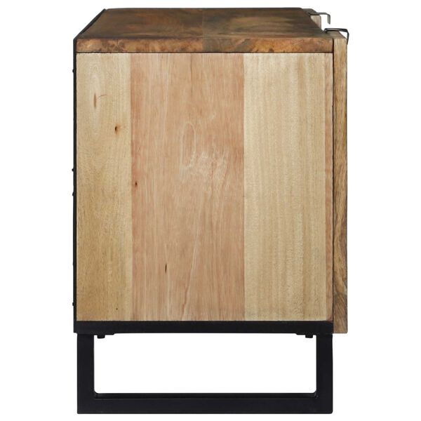 vidaXL Ντουλάπα Τηλεόρασης 105x33.5x46 cm Μασίφ ξύλο μάνγκο