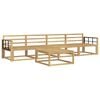 vidaXL &Sigma;&epsilon;&iota;&rho;ά &Kappa;&alpha;&nu;&alpha;&pi;έ &Epsilon;&xi;&omega;&tau;&epsilon;&rho;&iota;&kappa;&omicron;ύ 5 pcs &Lambda;&epsilon;&upsilon;&kappa;ό 79 x 79 x 37 &epsilon;&kappa;