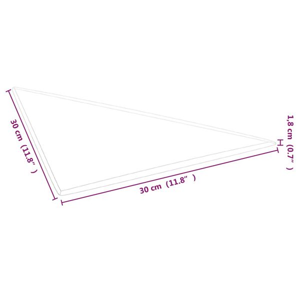 vidaXL Πάνελ Τοίχου 12 τεμ. Μαύρα 30 x 30 εκ. 0,54 μ² Συνθετικό Δέρμα