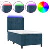 vidaXL &Kappa;&rho;&epsilon;&beta;ά&tau;&iota; Boxspring &mu;&epsilon; &Sigma;&tau;&rho;ώ&mu;&alpha; & LED &Sigma;&kappa;. &Mu;&pi;&lambda;&epsilon; 100x200&epsilon;&kappa;. &Beta;&epsilon;&lambda;&omicron;ύ&delta;&iota;&nu;&omicron;