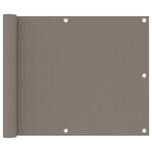 vidaXL &Delta;&iota;&alpha;&chi;&omega;&rho;&iota;&sigma;&tau;&iota;&kappa;ό &Beta;&epsilon;&rho;ά&nu;&tau;&alpha;&sigmaf; Taupe 75 x 300 &epsilon;&kappa;. Ύ&phi;&alpha;&sigma;&mu;&alpha; Oxford