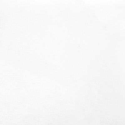 vidaXL Κεφαλάρι με Πτερύγια Λευκό 203 x 23 x 78/88 εκ. Συνθετικό Δέρμα