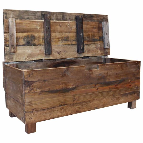 vidaXL Πάγκος 86 x 40 x 60 εκ. από Μασίφ Μαόνι