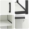 vidaXL Σετ Αποθήκευσης Κουζίνας με ράφι 3 pcs Λευκό 180 x 50 x 92 εκ.
