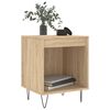 vidaXL Κομοδίνα 2 τεμ. Sonoma Δρυς 40 x 35 x 50 εκ. από Επεξεργ. Ξύλο