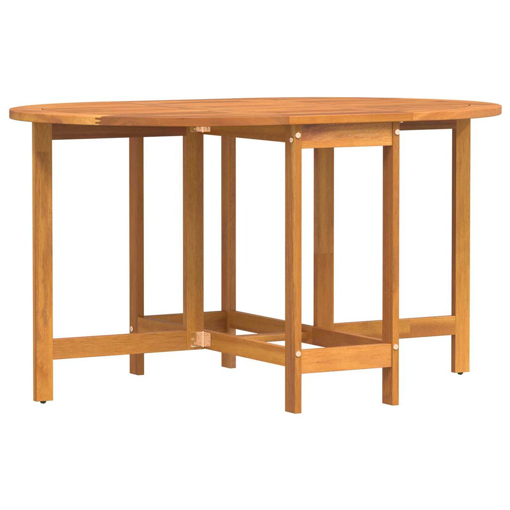 vidaXL Στρώμα Πτυσσόμενο Κήπου 110x60x72 εκ. από Μασίφ Ξύλο Ακακίας Ωοειδές