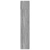 vidaXL Ραφιέρα με Ντουλάπια Γκρι Sonoma 80x42,5x225εκ Επεξ. Ξύλο