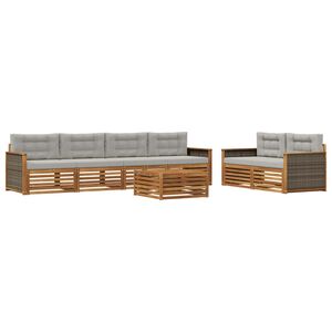 vidaXL &Sigma;&epsilon;&iota;&rho;ά &Kappa;&alpha;&nu;&alpha;&pi;έ &Epsilon;&xi;&omega;&tau;&epsilon;&rho;&iota;&kappa;&omicron;ύ 7 pcs &Phi;&upsilon;&sigma;&iota;&kappa;ό &kappa;&alpha;&iota; &Alpha;&nu;&omicron;&iota;&chi;&tau;ό &Gamma;&kappa;&rho;&iota;
